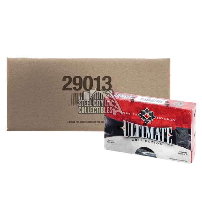 2024-25 Upper Deck Ultimate Collection Hockey 16-Box Case | Steel