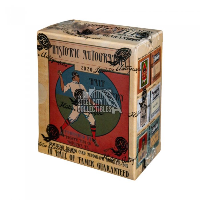 2017 HISTORIC AUTOGRAPHS CELEBRITY VINTAGE SEALED UNOPENED BOX 2 CUT AUTOS 