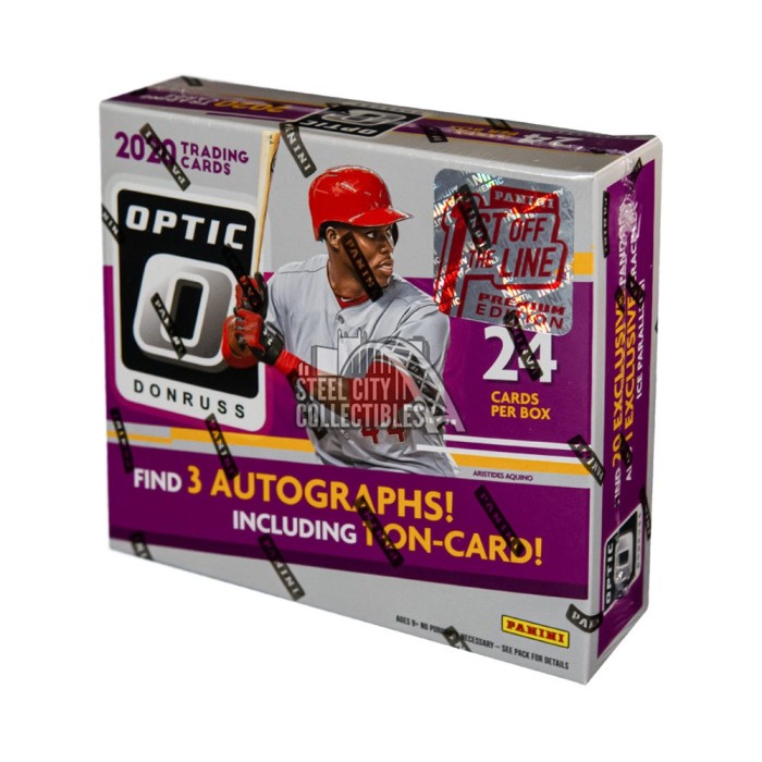 2020 Panini Donruss Optic Baseball Hobby Box 1st Off The Line Steel City Collectibles