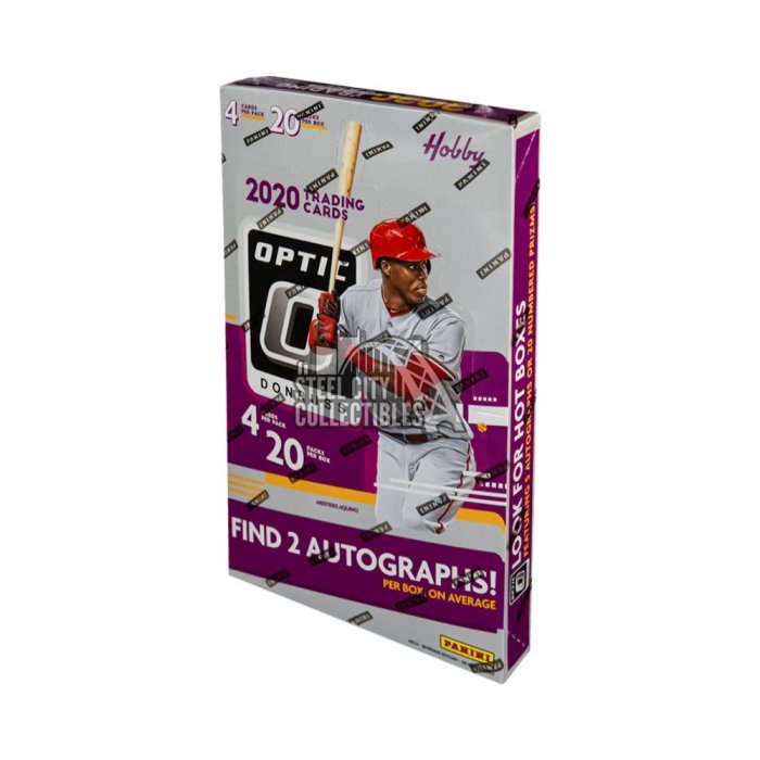 2020 Panini Donruss Optic Baseball Hobby Box Steel City Collectibles