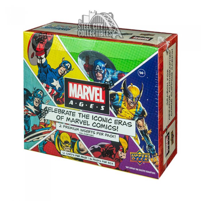 2020 Upper Deck Marvel Ages Hobby Box Steel City Collectibles