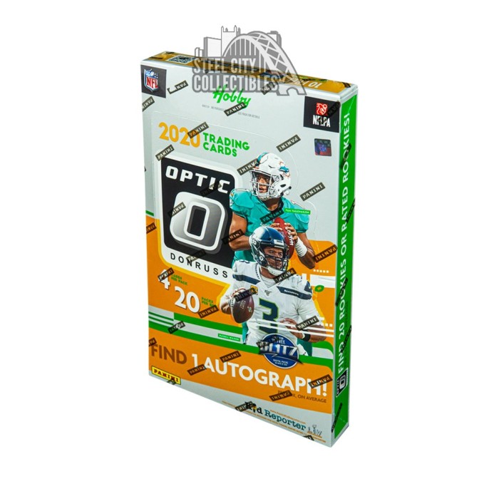 2020 Panini Donruss Optic Football Hobby Box Steel City Collectibles