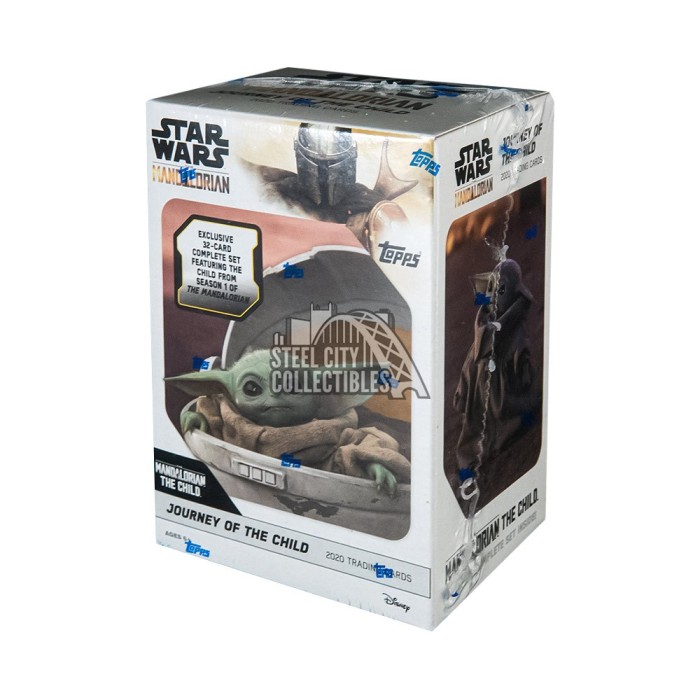 STAR WARS Mandalorian - Lot De 24 Sachets De Figurines Scellées Avec Cartes Topps