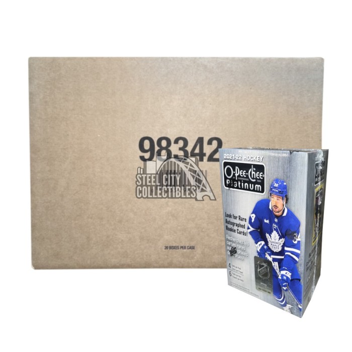 202122 Upper Deck OPeeChee Platinum Hockey Blaster 20Box Case Steel City Collectibles 202122 Upper Deck OPeeChee Platinum Hockey Blaster 20Box Case Steel City Collectibles
