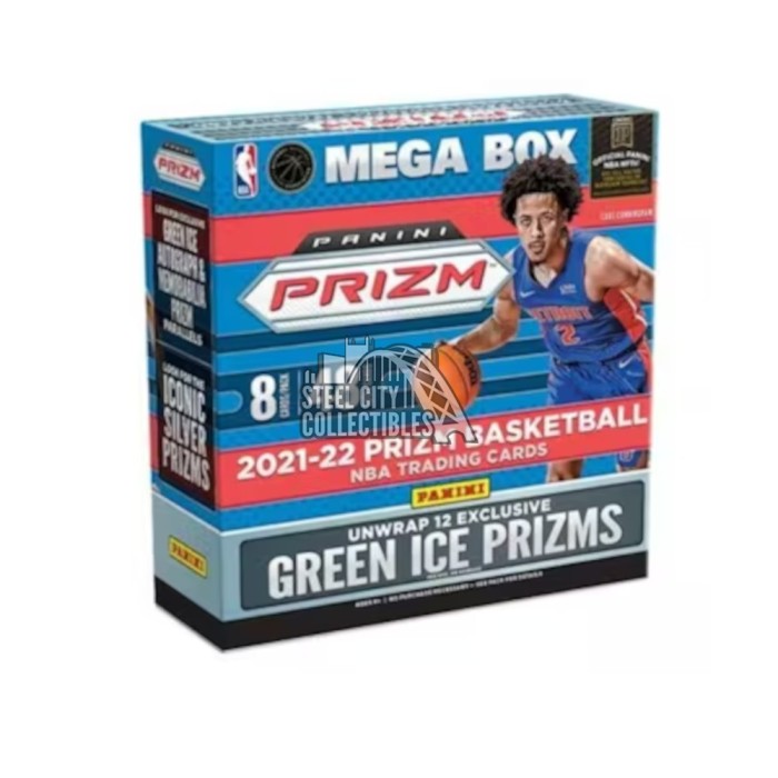2021-22 Panini Prizm Basketball Fanatics Mega Box (Green Ice Prizms ...