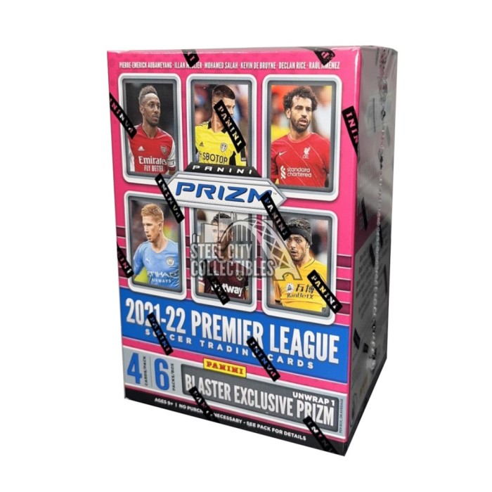 202122 Panini Prizm Premier League Soccer 6Pack Blaster Box
