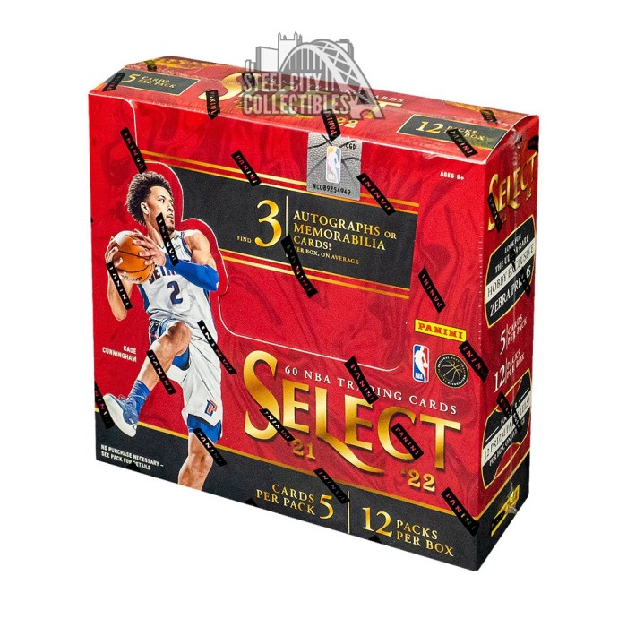 202122 Panini Select Basketball Hobby Box Steel City Collectibles