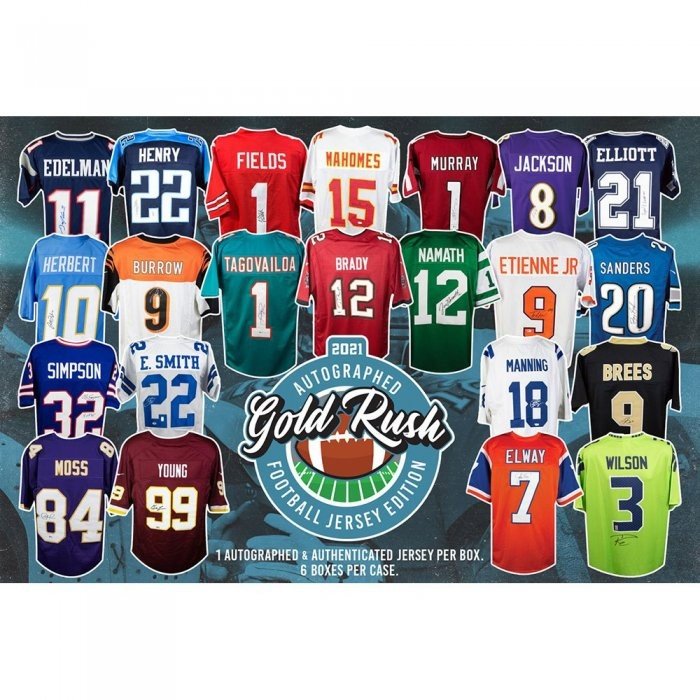 2025 Gold Rush Football Jersey Checklist Tarah Francene