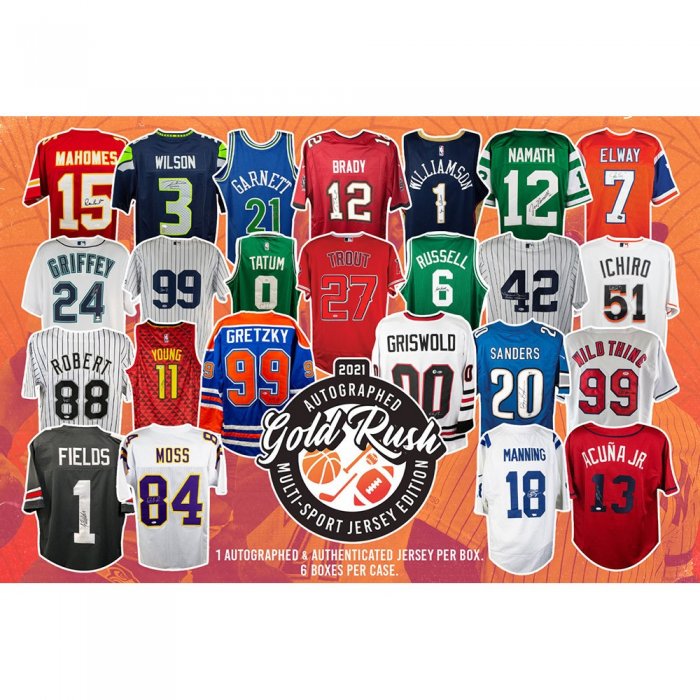 2020 Gold Rush Autographed Multi-Sport Jersey Edition Series 3 Box