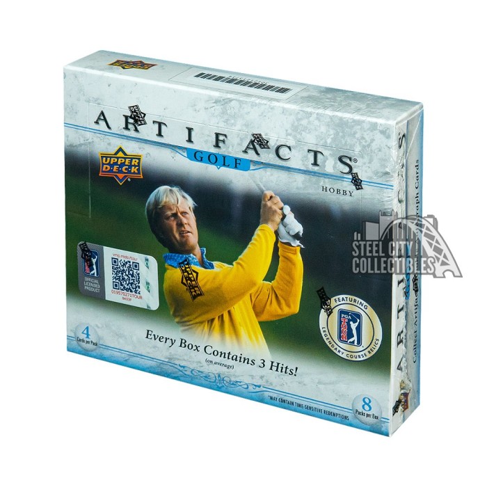 新品 2021 Upper Deck Artifacts Golf Box 2021 Upper Deck Artifacts Golf Hobby Box | Steel City