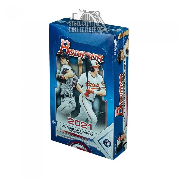 2021 Bowman Baseball HTA Hobby Jumbo Box Steel City Collectibles