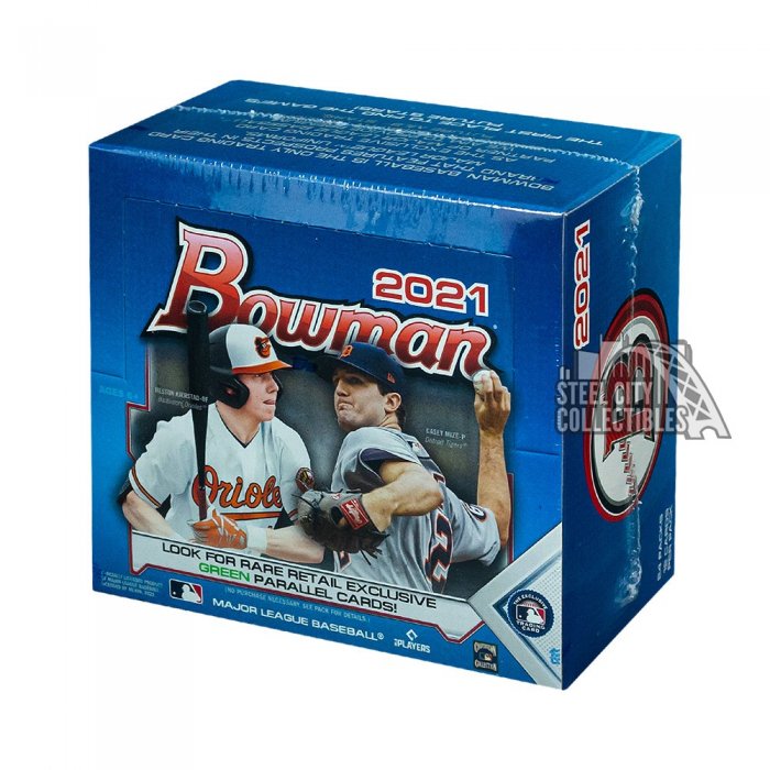 2021 Bowman Baseball 24 Pack Retail Box | Steel City