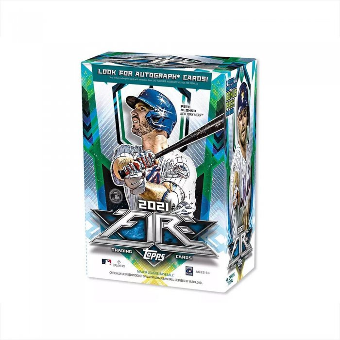 2021 Topps Fire Baseball 7 Pack Blaster Box | Steel City Collectibles