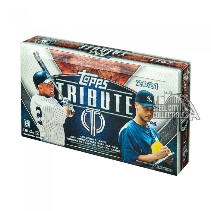 2021 Topps Tribute Baseball Hobby Box Random Pack Group Break #2 ...