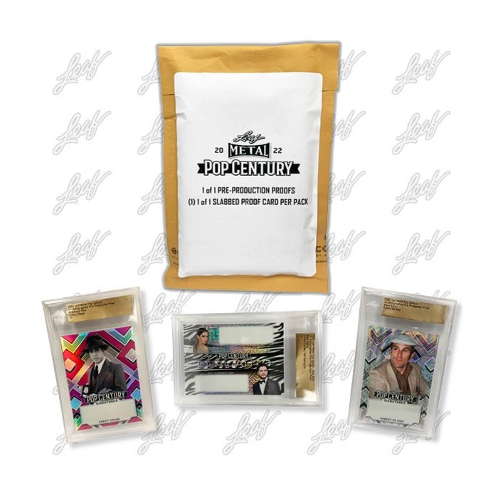 2022 Leaf Metal Pop Century 1/1 Pre-Production Proof Pack | Steel