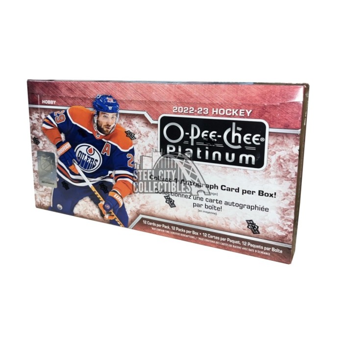 2022-23 Upper Deck O-Pee-Chee Platinum Hockey Hobby Box | Steel