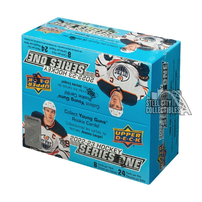thumbnail image 2 of 2022-23 Upper Deck Series 1 Hockey Blaster Box - Factory Sealed - NHL Trading Cards 2 of 5