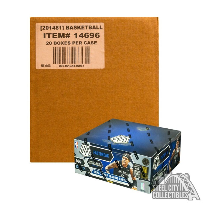 2022 23 Panini Mosaic Basketball Fast Break 20 Box Case Steel City Collectibles 2022 23 Panini Mosaic Basketball Fast Break 20 Box Case Steel City Collectibles