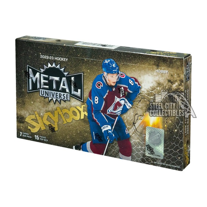 2022-23 Upper Deck Skybox Metal Universe Hockey Hobby Box | Steel
