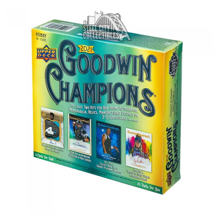 2021 Upper Deck Goodwin Champions Hobby Box Steel City Collectibles