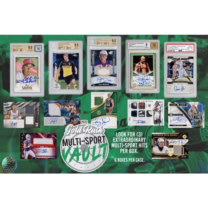2022 Gold Rush MultiSport Vault 3Box Random Hit Group Break 4
