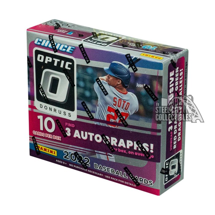 2022 Panini Donruss Optic Choice Baseball Box Steel City Collectibles