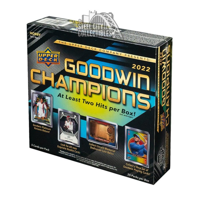 2022 Upper Deck Goodwin Champions Hobby Box Steel City Collectibles