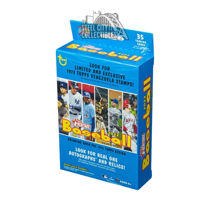 2022 Topps Heritage Baseball Hanger Box – Factory Sealed – Exclusive COMICS Variant – 10-Pack