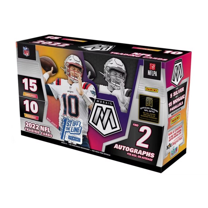 2022 Panini Mosaic Football Hobby 12Box Case 1st Off The Line
