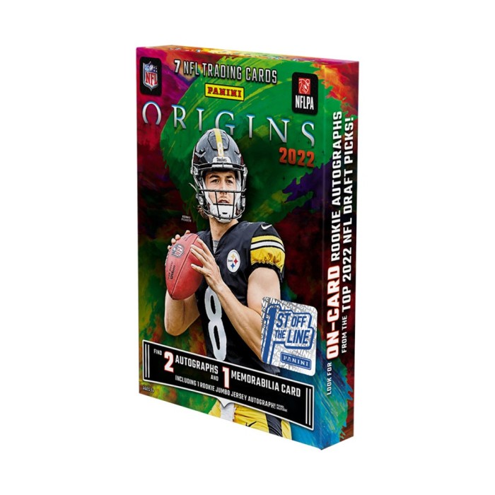 2022 Panini Origins Football Hobby Box 1st Off The Line Steel City