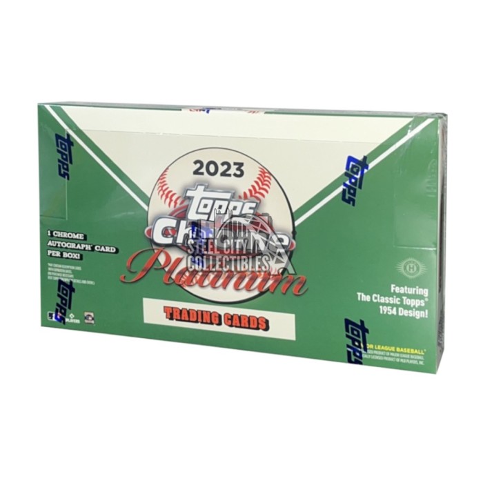 2023 Topps Chrome Platinum Anniversary Baseball Hobby Box Steel City Collectibles