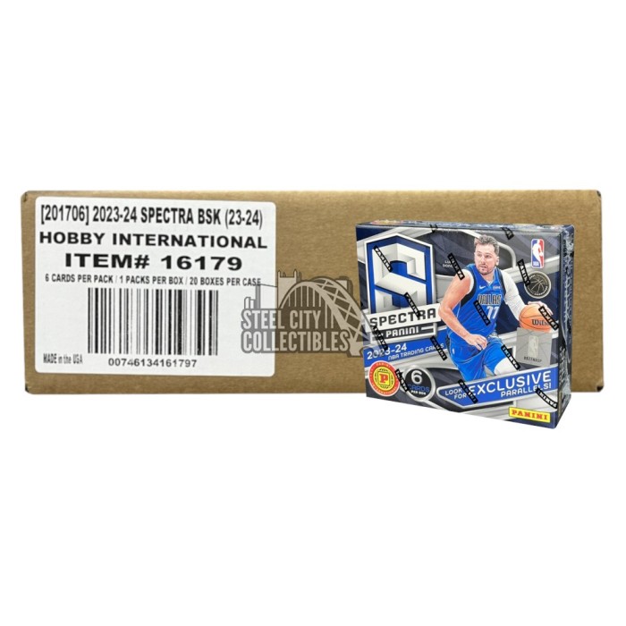 2023-24 Panini Spectra Basketball Hobby Box | Steel City