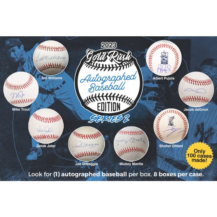 2023 Gold Rush Autographed Baseball Jersey Series 2 Box