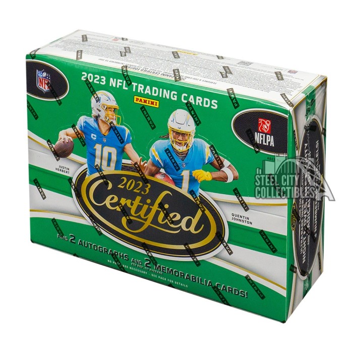 2023 Panini Certified Football Hobby Box Steel City Collectibles