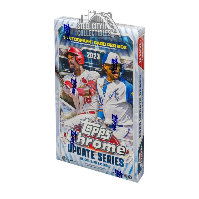 2023 Topps Chrome Update Series Baseball Hobby Box | Steel 2023 Topps Chrome Update Series Baseball Hobby Box | Steel