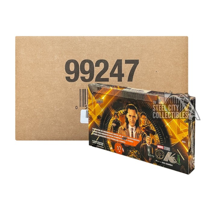 人気を誇る 2023 Upper Deck Marvel Loki Season 1 Hobby 12-Box Case スポーツ選手