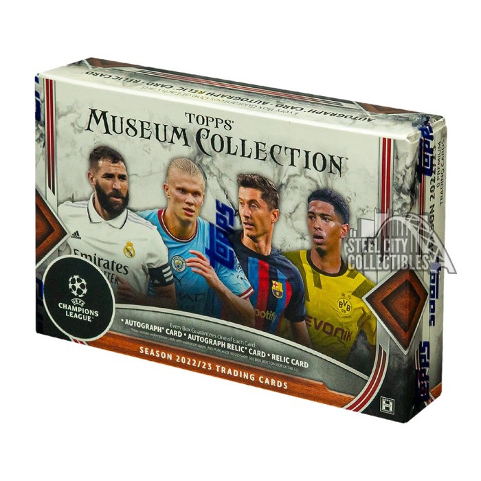 2022-23 Topps Museum Collection 未開封 Box Amazon.com: 2022/23 Topps Museum Collection UEFA Champions