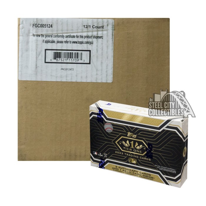 その他 2023 Topps Tier One Baseball - Hobby Box Amazon.com: 2023 Topps Tier One MLB Baseball HOBBY box (3