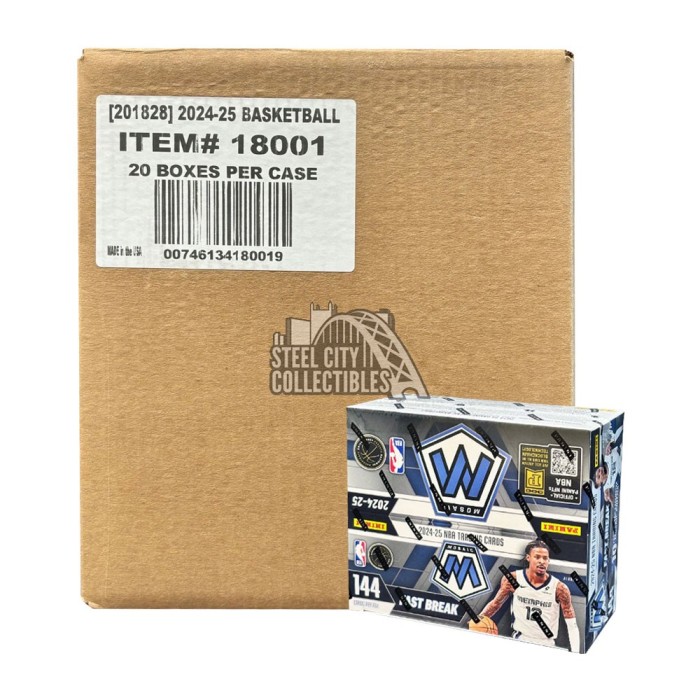 2019 NBA Panini Mosaic Fast Break 未開封Box 2024-25 Panini Mosaic Basketball Fast Break Box | eBay Australia