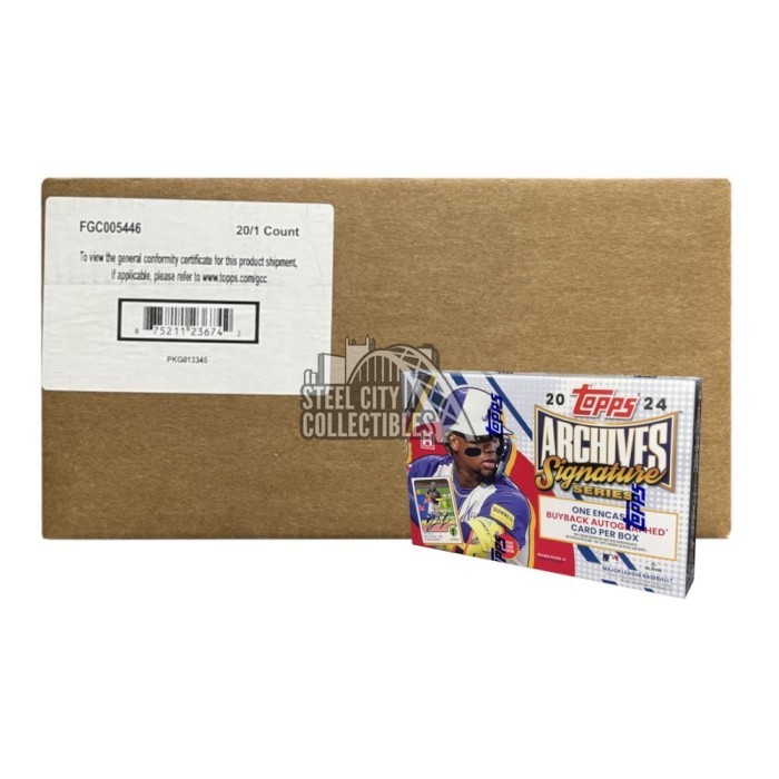 2024 Topps Archives Signature Series Active Players Edition Baseball Hobby 20Box Case Random