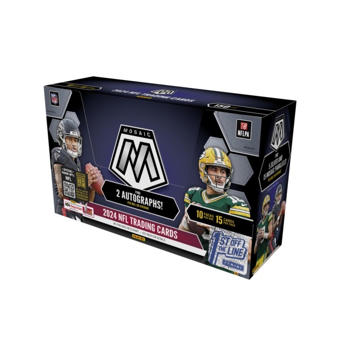 2024人気特価 2024 Line the Off 1st - Box Hobby Football Mosaic Panini Box+デッキ+パック