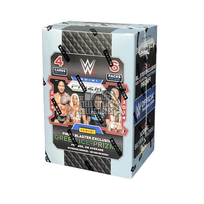 2024 Panini Prizm WWE Wrestling 6-Pack Hobby Blaster Box (Green