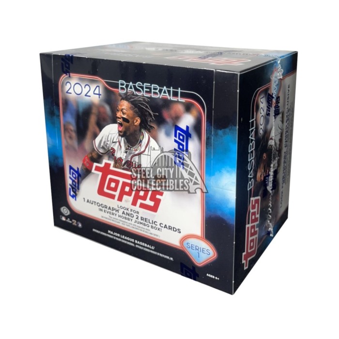 2024 Topps Series 1 Baseball Hobby Jumbo Box Steel City Collectibles