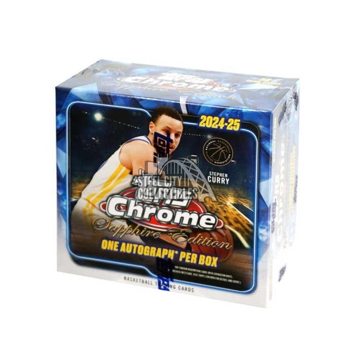 Box+デッキ+パック Topps - Topps Chrome Basketball Sapphire Edition 2023/24 Topps Chrome Sapphire Edition Basketball Box | DA