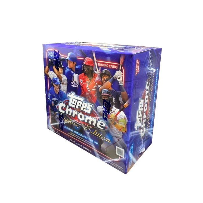 2024 Topps Chrome Baseball Sapphire Edition Box Random Division Group ...
