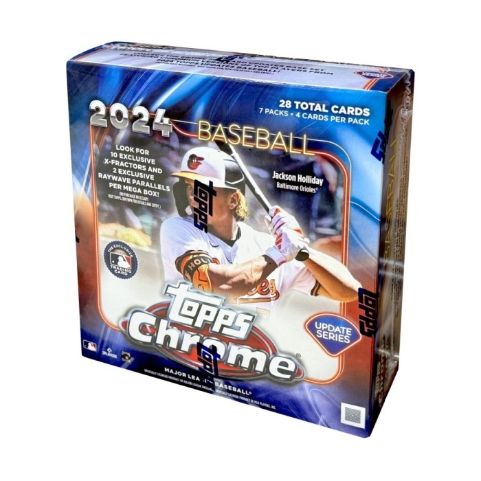 2024 Topps Chrome Update Series Baseball Mega 3-Box Random 3-Team
