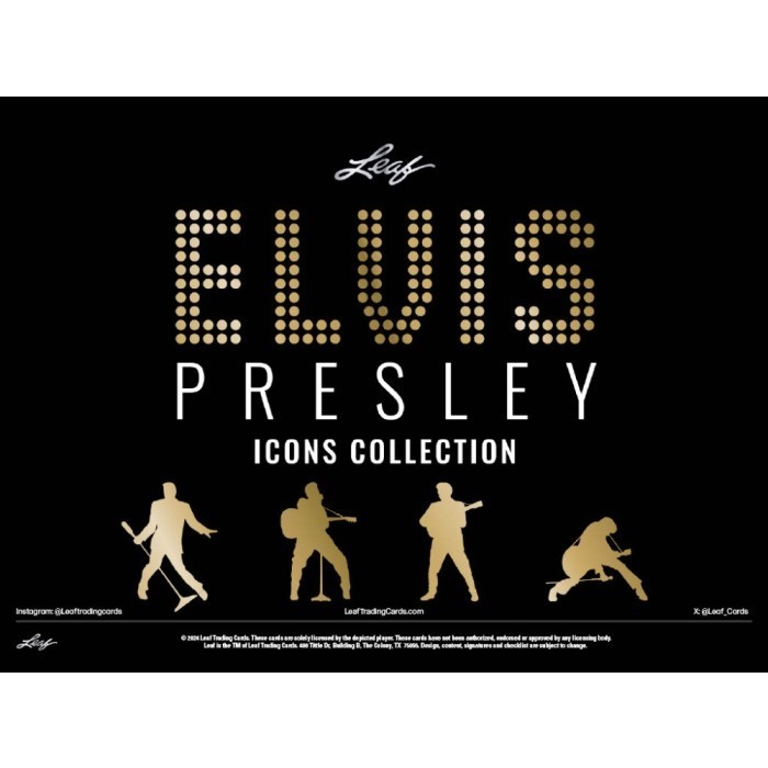 2024 Leaf Elvis Icons Collection Hobby 4-Box Random 2-Card Group