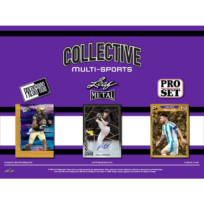 2024 Leaf Collective Multi-Sport Solo Pack | Steel City Collectibles