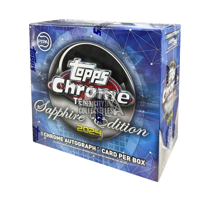 2024 Topps Chrome Tennis Sapphire Edition Box Steel City Collectibles