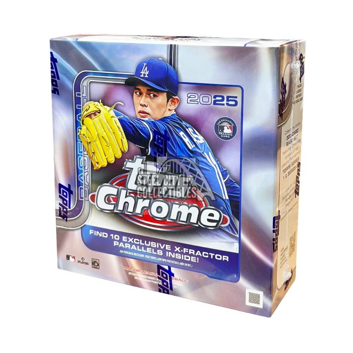 2025 Topps Chrome Baseball Mega Box | Steel City Collectibles